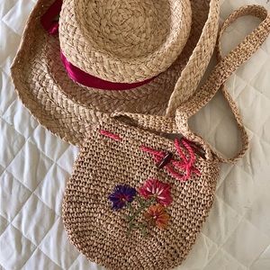 Child’s American Girl hat and purse